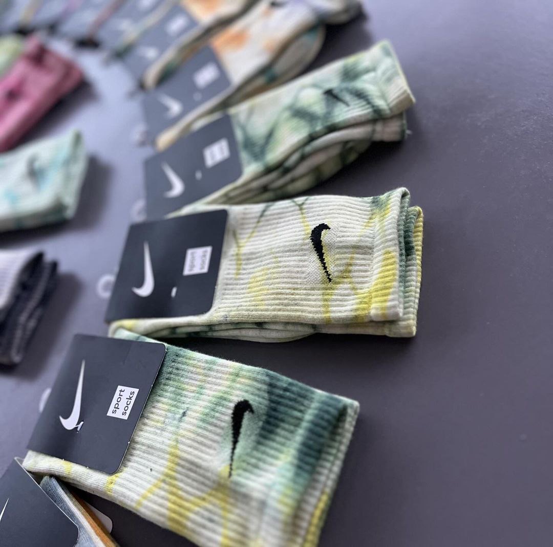 جوراب اسپرت ساقدار مدل ابرنگی Nike کد 0320