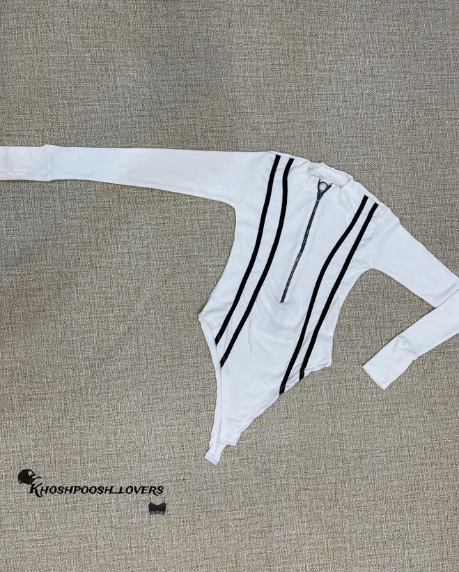 بادی آستین بلند زنانه فینگر دار کد ۰۷۱۵