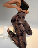 لگ ورزشی زنانه مدل سیملس ابروبادی بغل زاپ دار کد ۰۱۱۷
