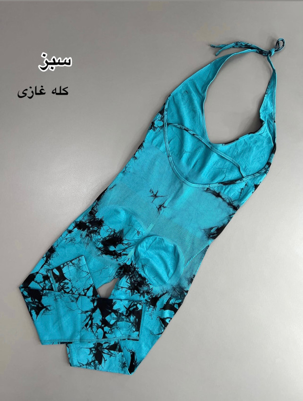 اورال ورزشی زنانه مدل سیملس آبرنگی پشت بندی کد 0429