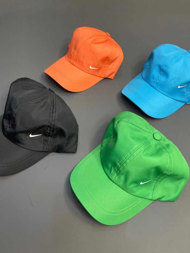 کلاه اسپرت پشت چسبی جنس شمعی مدل نایک Nike کد 0312