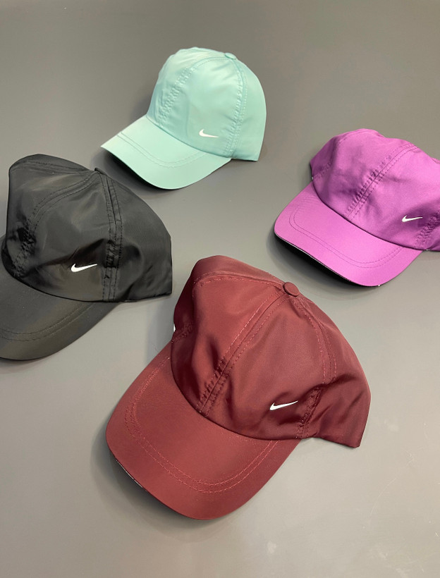 کلاه اسپرت پشت چسبی جنس شمعی مدل نایک Nike کد 0312